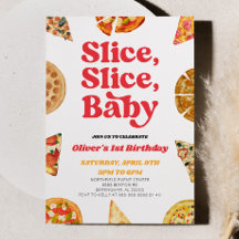 Slice, Slice, Baby! Pizza Verjaardagsfeestje