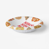 Slice, Slice, Baby! Pizza Verjaardagsfeestje Papieren Kommen (Gebogen)