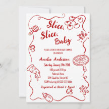 Slice Slice Baby | Rode Doodle Pizza Baby Shower