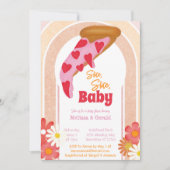 Slice Slice Baby shower Pizza-partij Kaart (Voorkant)