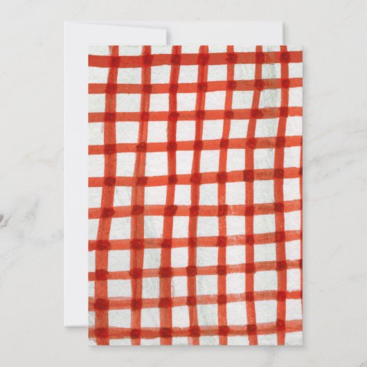 Slice Slice Baby Trendy Pizza Baby shower Kaart (Achterkant)