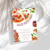 Slice Slice Baby Trendy Pizza Baby shower Kaart