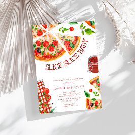 Slice Slice Baby Trendy Pizza Baby shower Kaart
