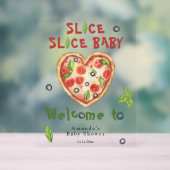 Slice, Slice Baby - Watercolor baby shower Acryl Bord (Neutraal)