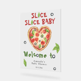 Slice, Slice Baby - Watercolor babyshower Acryl Bord