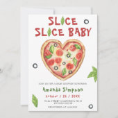 Slice, Slice Baby - Watercolor babyshower Kaart (Voorkant)