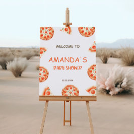 Slice Slice Baby Welkomstbord, Pizza Baby Welkom Poster