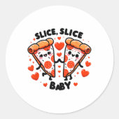 Slice Slice By Valentine  Ronde Sticker (Voorkant)