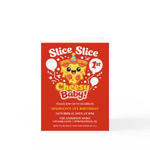 Slice Slice Cheesy Baby Pizza 1e Verjaardag