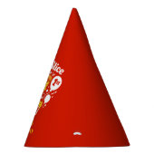 Slice Slice Cheesy Baby Pizza 1st Birthday Party Feesthoedjes (Rechts)