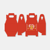 Slice Slice Cheesy Baby Pizza 1st Birthday Small Bedankdoosjes (Uitgevouwen)