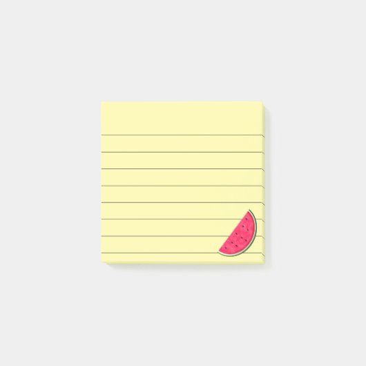 Slice-tekening van zoete watermeloenen, 3x3 post-it® notes (Voorkant)