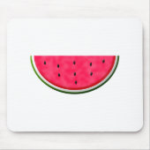 Slice-tekening van zoete watermeloenen muismat (Voorkant)