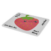 Slice Up Smiles: Happy Strawberry Snijplank (Hoek)