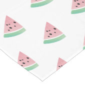 Slice-Waterverf watermeloen herhalen Patroon Lange Tafelloper (Hoek)