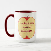 Sliced Apple Teachers Plant Seeds of Knowledge Mok (Links)