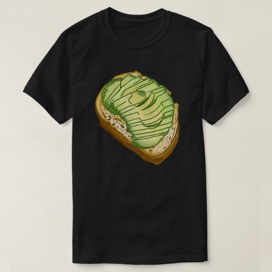 Sliced Avocado on Toast T-shirt (Design voorkant)