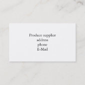 Sliced Blackberry ~ biz-kaart Visitekaartje (Achterkant)