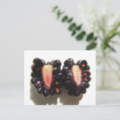 Sliced Blackberry ~ briefkaart (Staand voorkant)