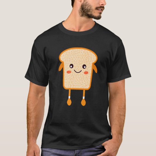 Sliced Bread Bread Breakfast Food T-shirt (Voorkant)