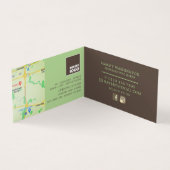 Sliced Bread on board, Bakery Gedetailleerd Visitekaartje (Binnen)