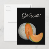 Sliced Cantaloupe Melon Briefkaart (Voorkant / Achterkant)