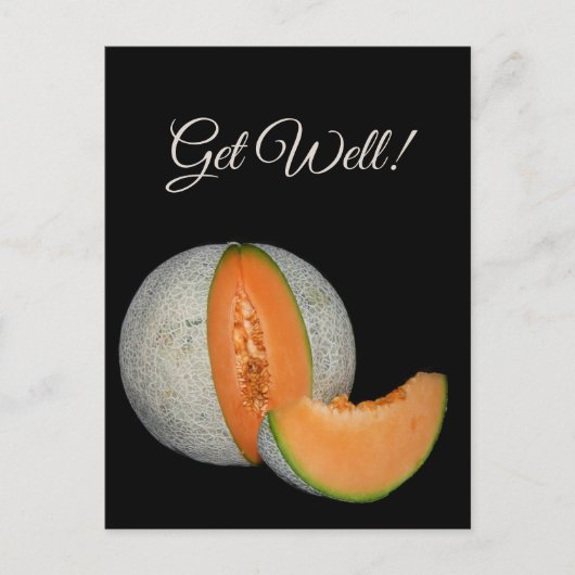Sliced Cantaloupe Melon Briefkaart (Voorkant)