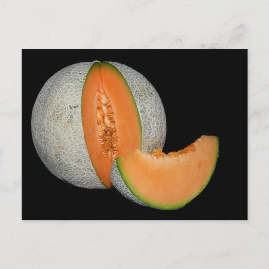 Sliced Cantaloupe Melon Briefkaart (Voorkant)