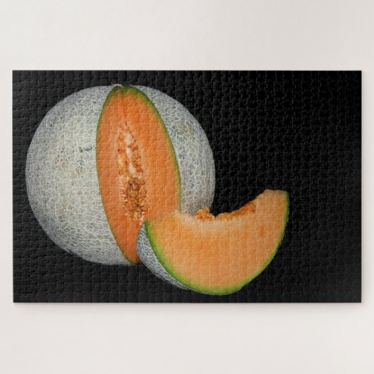 Sliced Cantaloupe Melon Legpuzzel (Horizontaal)