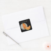 Sliced Cantaloupe Melon Vierkante Sticker (Envelop)