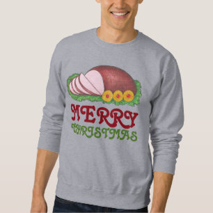 Sliced Holiday Ham Ugly Sweater