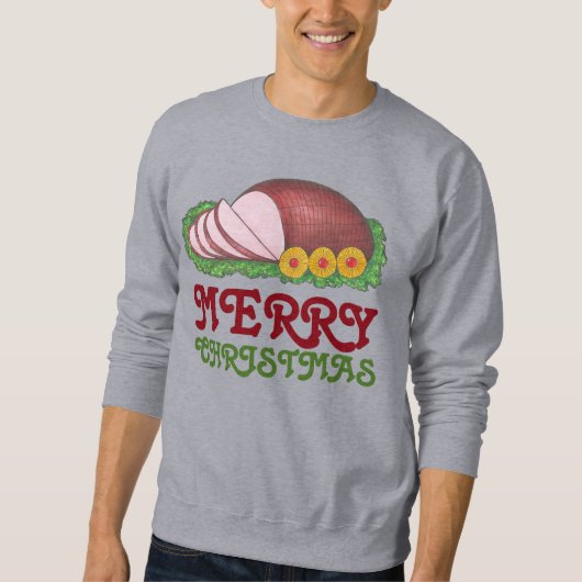 Sliced Holiday Ham Ugly Sweater (Voorkant)