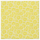 Sliced Lemons Design Fabric Stof (Close Up)