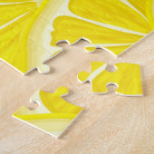 Sliced Lemons Design Jigzaag Puzzle Legpuzzel (Zijkant)