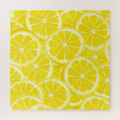 Sliced Lemons Design Jigzaag Puzzle Legpuzzel (Horizontaal)