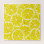Sliced Lemons Design Jigzaag Puzzle Legpuzzel (Verticaal)