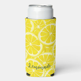 Sliced Lemons Design Seltzer Koelbox Blikjeskoeler