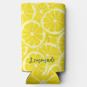Sliced Lemons Design Seltzer Koelbox Blikjeskoeler (Achterkant)