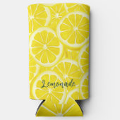 Sliced Lemons Design Seltzer Koelbox Seltzer Blikjeskoeler (Voorkant)