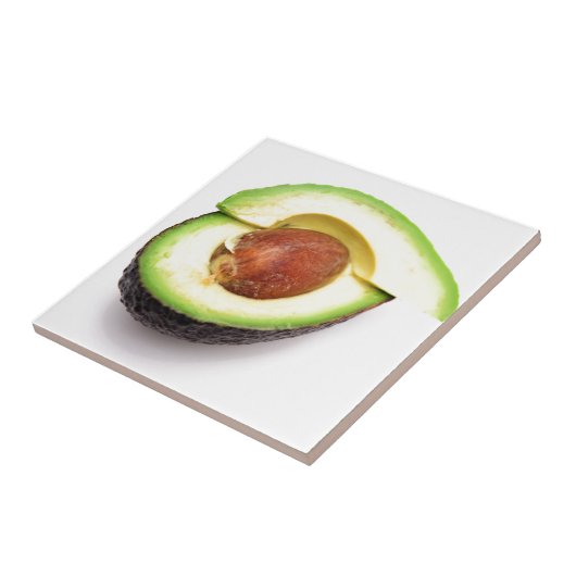 Sliced Open Avocado Tegeltje (Zijkant)