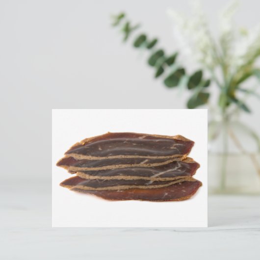 Sliced Pastirma Briefkaart (Staand voorkant)