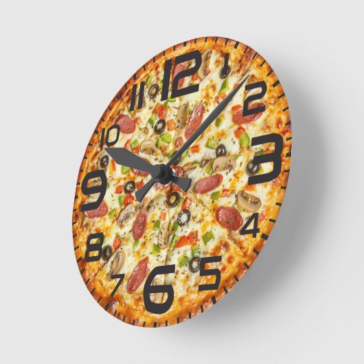 Sliced Pizza Ronde Klok (Hoek)