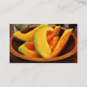 Slices Cantaloupe Visitekaartje (Achterkant)