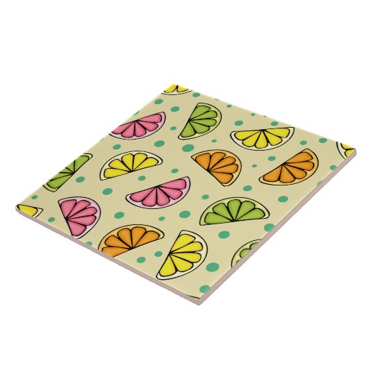 Slices Citrus Tegeltje (Zijkant)