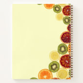 Slices diverse vers fruit Notitieboek (Achterkant)