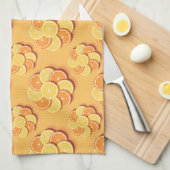 Slices of lemons and oranges theedoek (Quarter Fold)