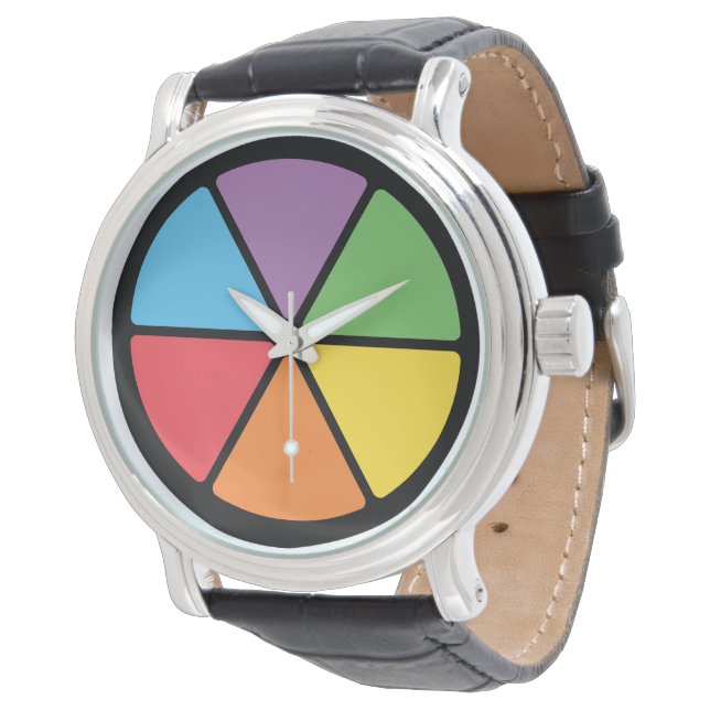 Slices van kennis horloge (Gekanteld)