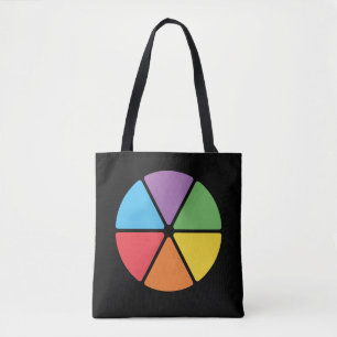 Slices van kennis tote bag