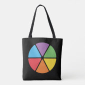 Slices van kennis tote bag (Achterkant)