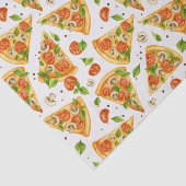 Slices Vegan Pizza voor Pizza Lovers Tissuepapier (Detail)